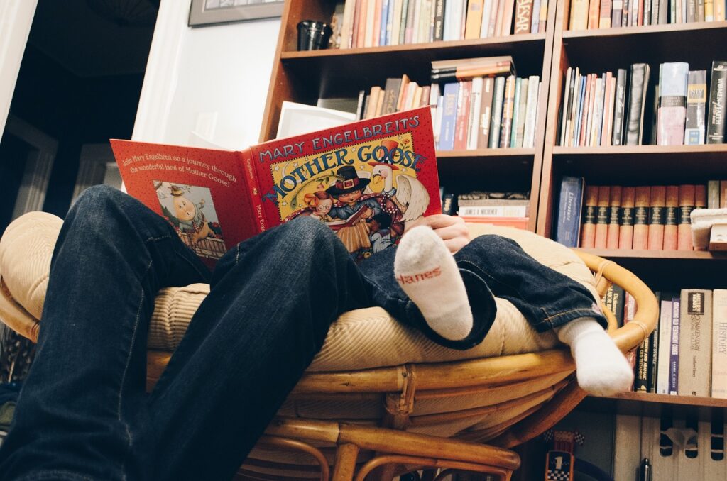 books, shelf, library, people, father, son, reading, sofa, foot, sock, jeans, knowledge, library, library, library, library, library, father, reading, reading, sofa, sock, sock